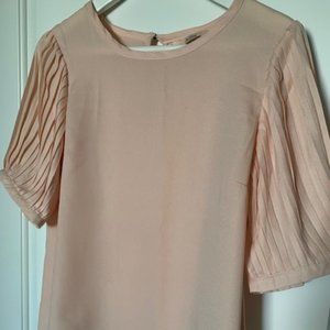 Puff-Sleeve Blouse for Women | light salmon | Size M